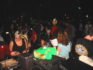 Parking lot partying